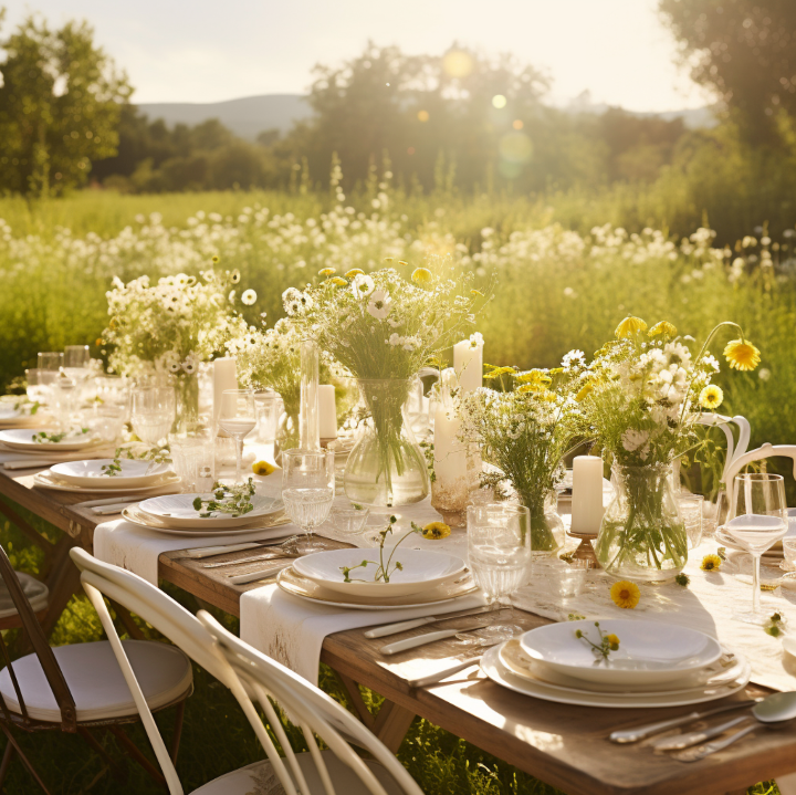 Dressage de table à la française