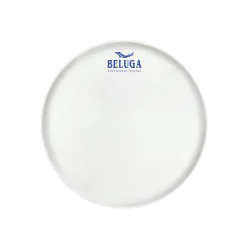 assiette sur mesure pour la vodka beluga