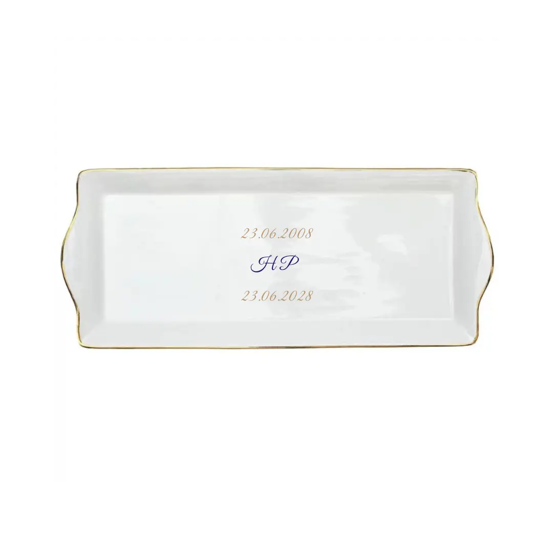 Vide-poches et objets décoratifs en porcelaine de Limoges personnalisés pour cadeaux d’invités de mariage