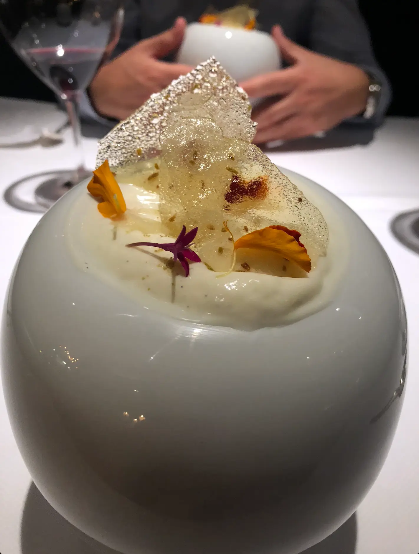 assiette sur mesure pour Thierry marx mandarin oriental