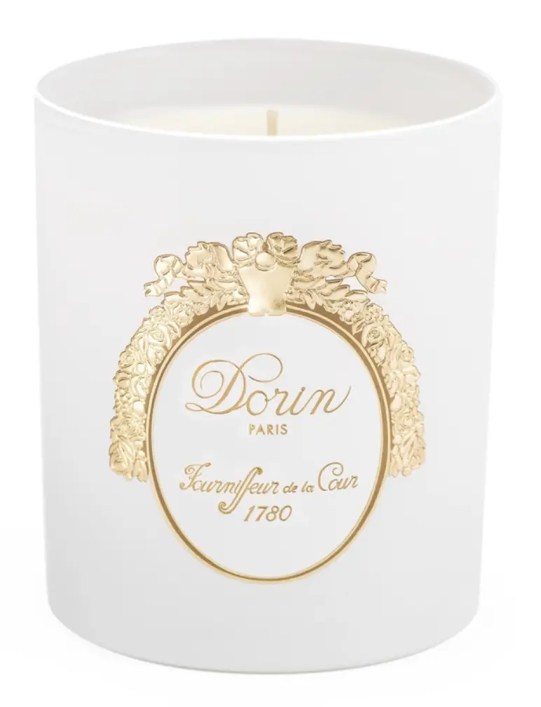 bougie sur mesure en porcelaine de limgoes dorures 