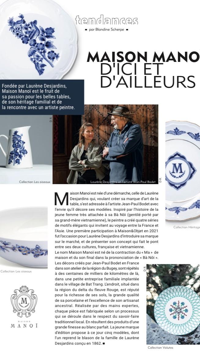 Home Fashion News - Maison Manoï Art2