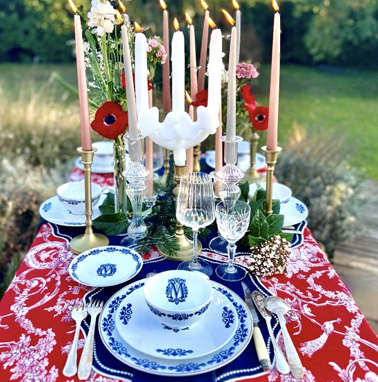 Dressage de table à la française