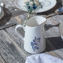Petit vase en porcelaine peint à la main "Les Oiseaux" - 0,75 L