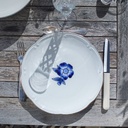 Assiette à dîner en porcelaine peinte à la main "Les Oiseaux" ⌀ 26 cm