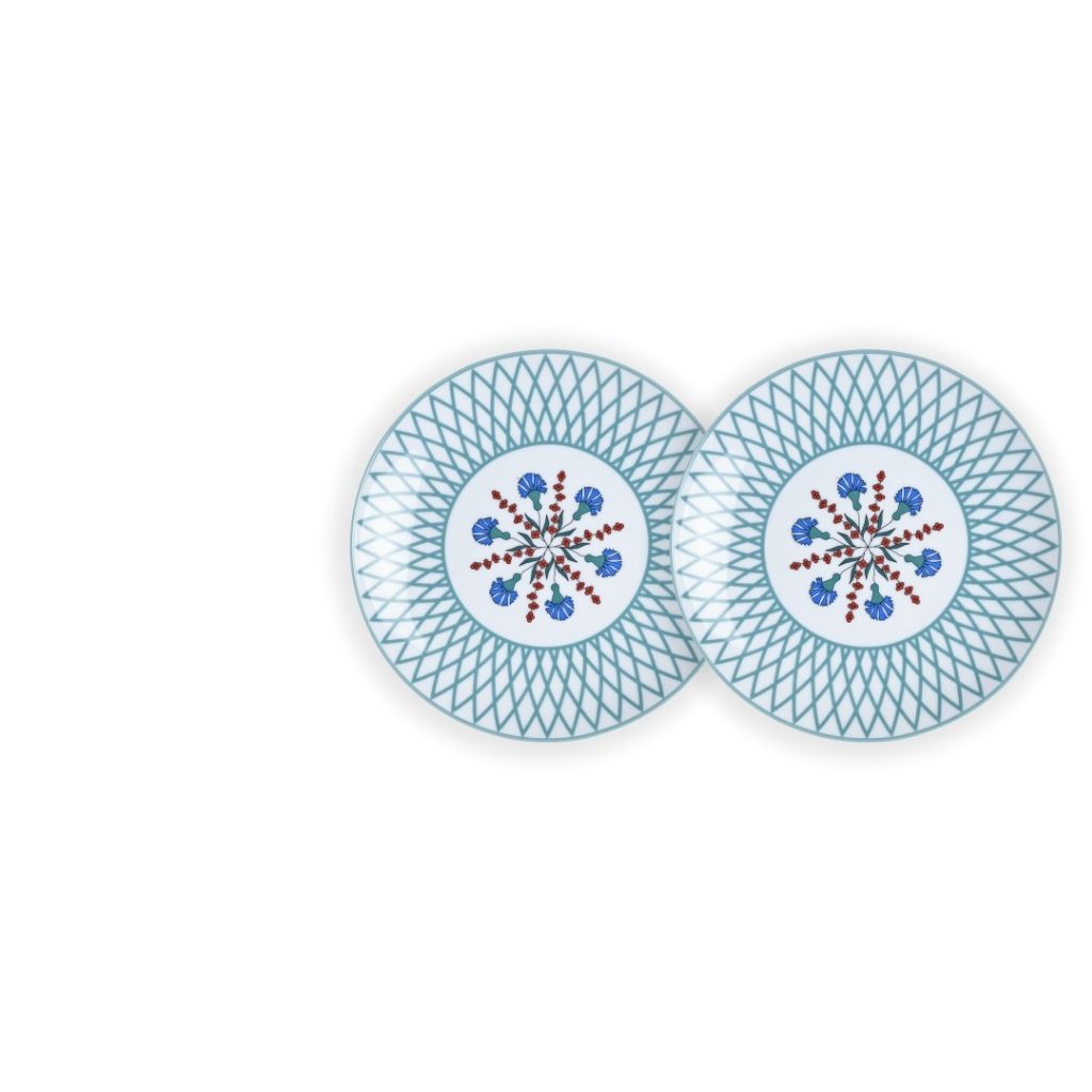 Assiette en porcelaine de Limoges "Volutes Limoges" ⌀ 16 cm