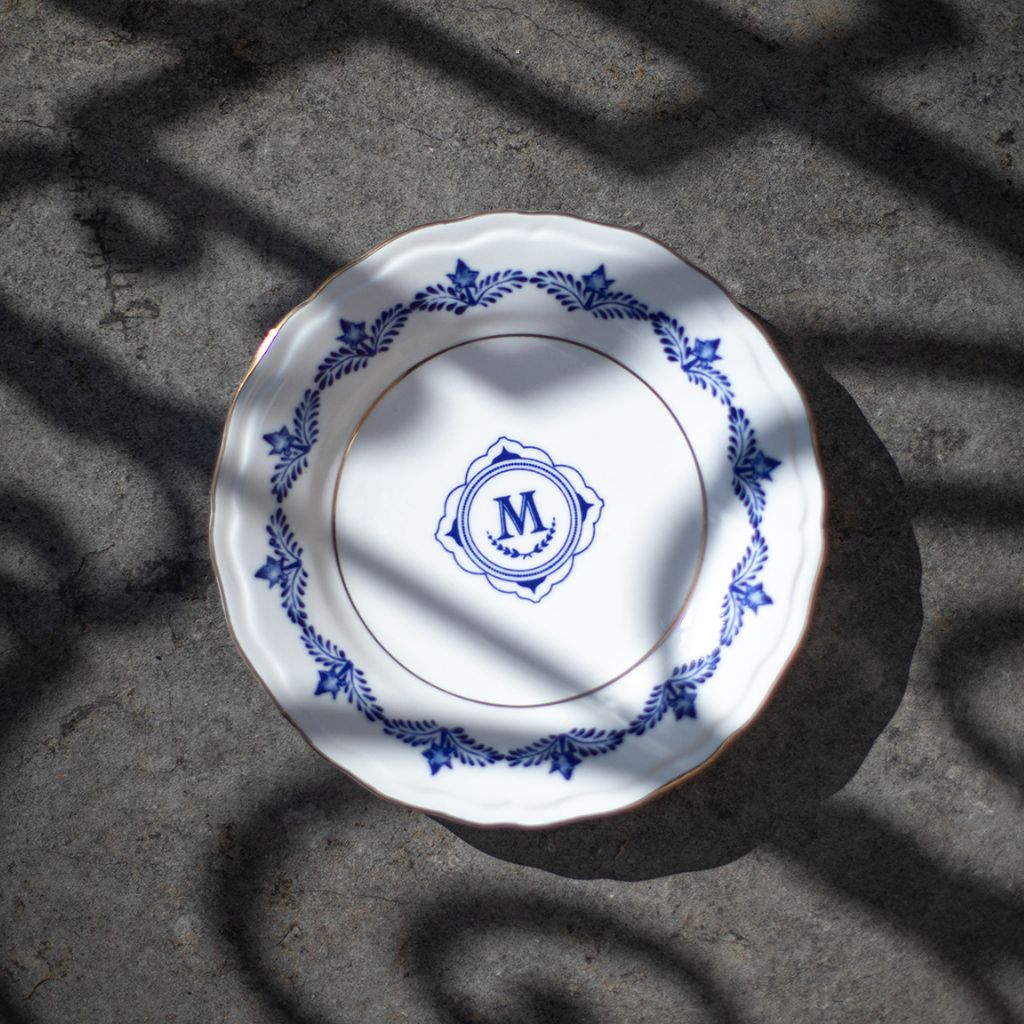 Assiette à dessert en porcelaine peint à la main "Héritage"  ⌀ 18 cm