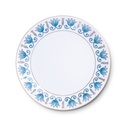 Assiette en porcelaine moderne peinte à la main "Lotus" ⌀ 26 cm