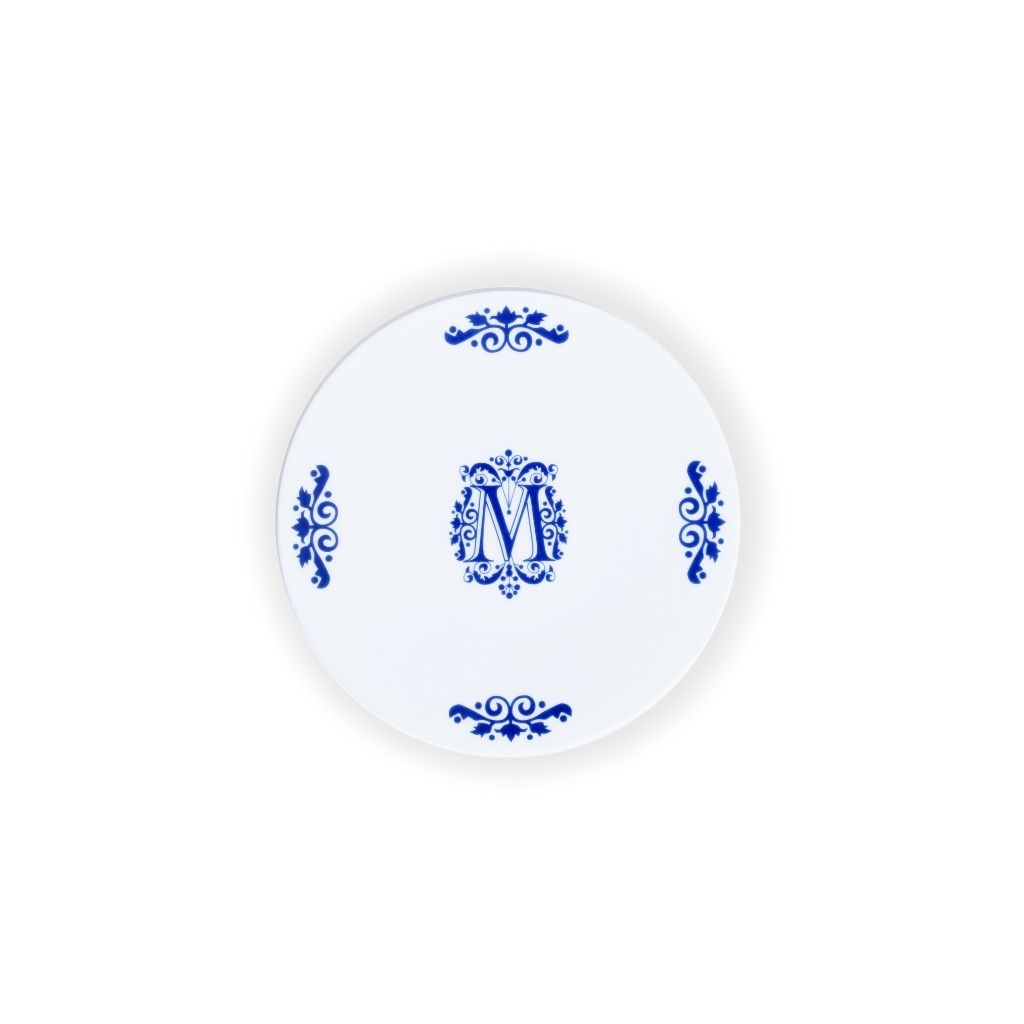 Assiette en porcelaine de Limoges fabrication française "Ornements Limoges" ⌀ 22 cm