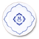 Assiette en porcelaine blanche ha​ut de gamme "Héritage" ⌀ 26 cm