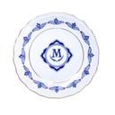 Assiette à soupe en porcelaine peinte à la main "Héritage" ⌀ 23cm