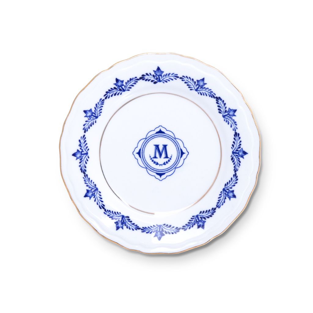 Hand-painted porcelain dessert plate "Heritage" ⌀ 18 cm