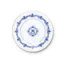Assiette à dessert en porcelaine peinte à la main "Héritage"  ⌀ 18 cm