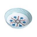 Assiette creuse en porcelaine de Limoges haut de gamme "Volutes Limoges" ⌀ 17,5 cm