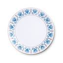 Assiette en porcelaine moderne peinte à la main "Lotus" ⌀ 26 cm