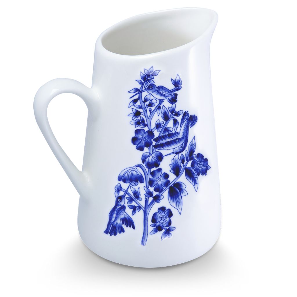 [20O/01-S] Large hand-painted porcelain vase "The Birds" - 1.5 L