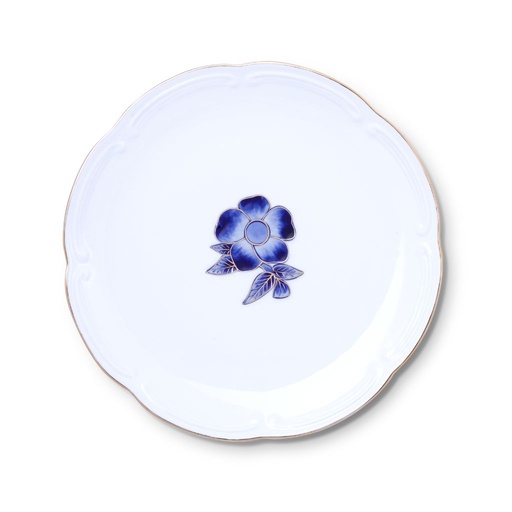 [09O/02-S] Hand painted porcelain dinner plate "The Birds" ⌀ 26 cm