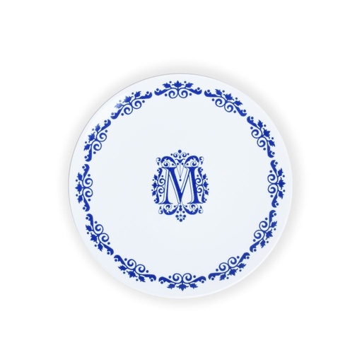 [09OR/02-S] Assiette à dîner en porcelaine de Limoges "Ornements Limoges" ⌀ 27,5 cm