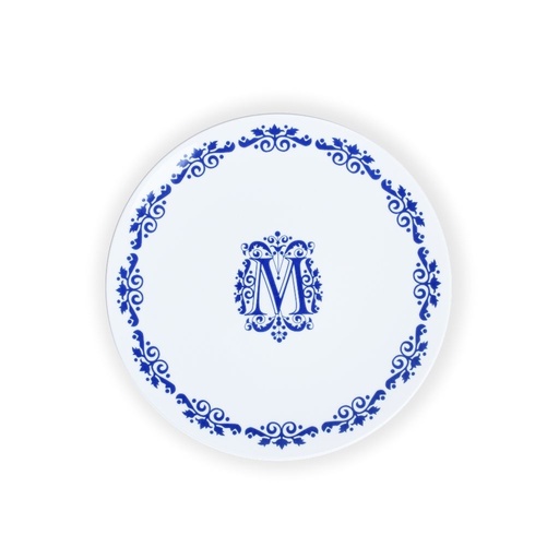 [09OR/02-S] Assiette à dîner en porcelaine de Limoges "Ornements Limoges" ⌀ 27,5 cm