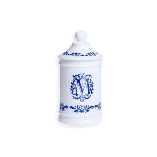 [30OR/01-S] Limoges porcelain apothecary jar "Ornements Limoges" - 21cm
