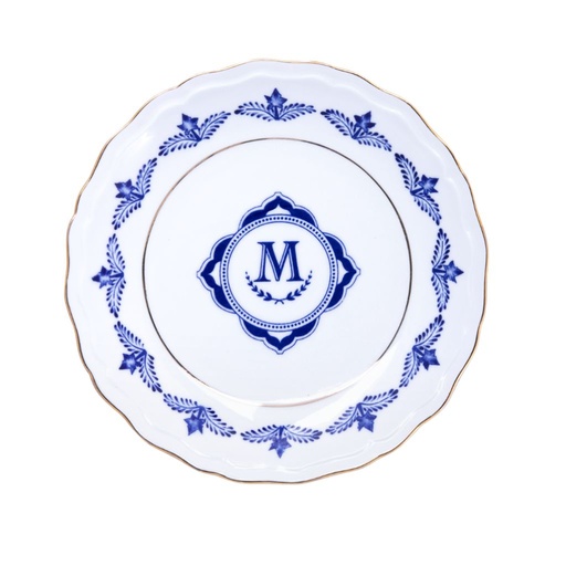 [25H/02-S] Hand-painted porcelain soup plate "Heritage" ⌀ 23cm