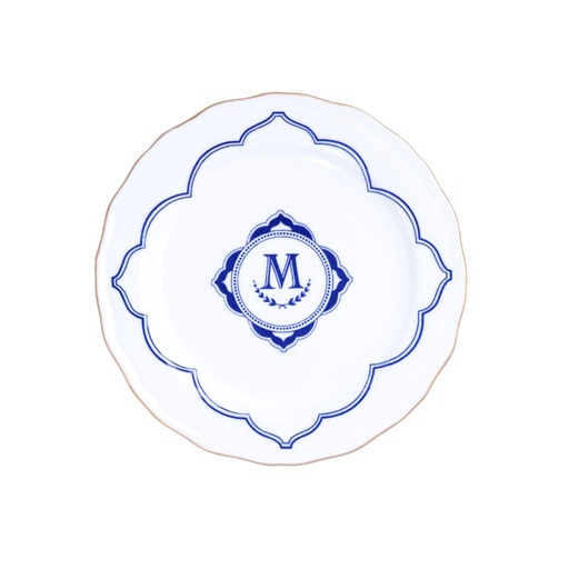 [19HNEW/02-S] Porcelain dessert plate "Heritage" N ⌀ 18 cm