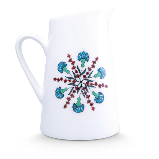 [20V/01-S] Vase en porcelaine peint à la main "Volutes" - 1,5 L - Artisanat d'exception -